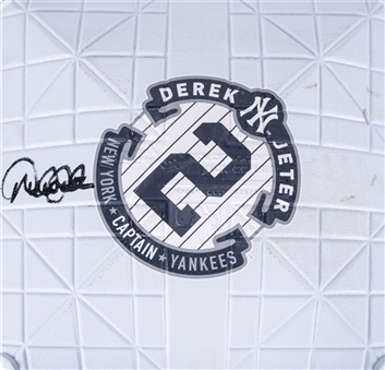 2014 Derek Jeter Game Used & Signed New York Yankees Derek Jeter Day Second Base (MLB Authenticated & Steiner)